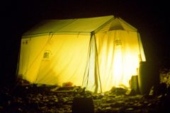 23 Kitchen Tent At Night At Concordia